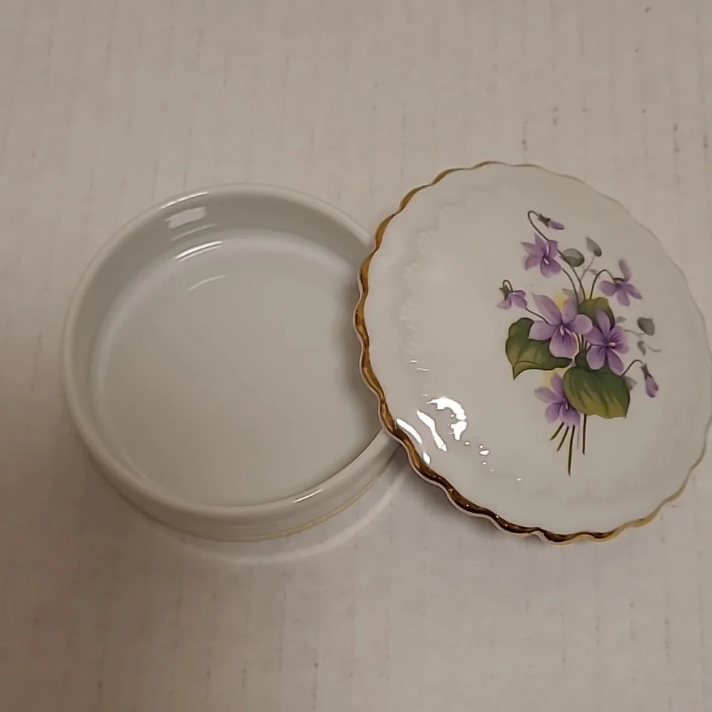 Vintage Gloria Fine Porcelain Trinket Dish Bayreuth West Germany